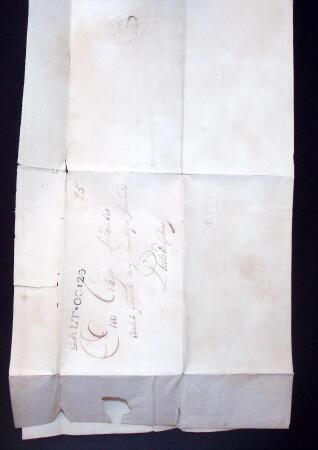 1794 Folded entire from Baltimore to Philadelphia bearing