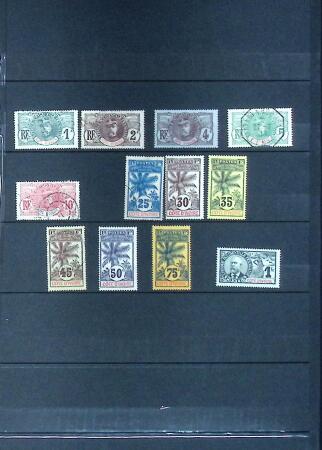 1906 Palmier-Faidherbe-Ballay 5 séries de Poste, plus