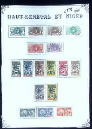 1906 Palmier-Faidherbe-Ballay 5 séries de Poste, plus