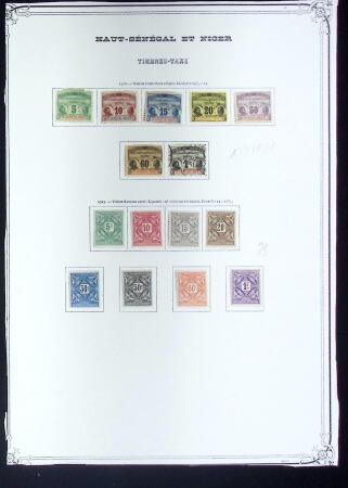 1906 Palmier-Faidherbe-Ballay 5 séries de Poste, plus