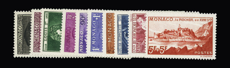 N° 185/ 194, Série Prince, Princesses et vu de Monaco,