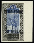 N° 3a non dentelé, bdf, et n° 18 variété surcharge