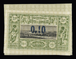 N° 23a 0,05 sur 75c, et n° 24 0,10 sur 1f, **, très