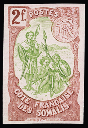 N° 2f couleurs inversées, non dentelé, **, TB