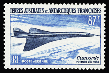 PA n°19A 87F Concorde non émis, très frais, signé Laroze et autres, certificat Laroze, TB, R. Cote 7000€