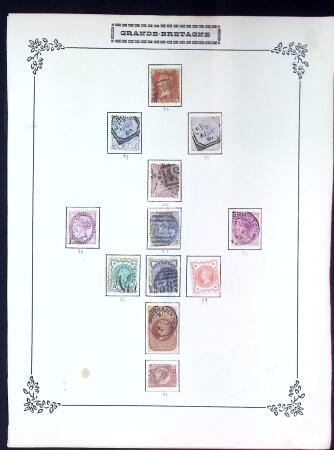 1850-1980 Ensemble de 3 classeurs de Grande Bretagne