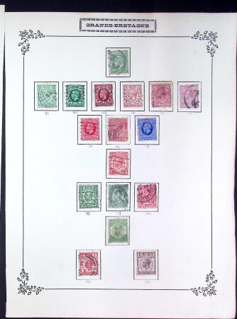 1850-1980 Ensemble de 3 classeurs de Grande Bretagne