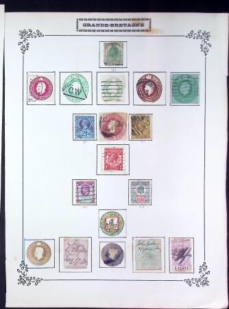 1850-1980 Ensemble de 3 classeurs de Grande Bretagne