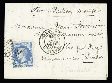 N°29B OBL   étoile 8 + CAD "Paris R. d'Antin" (21