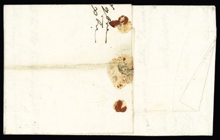 Lettre   avec marque manuscrite "De Monaco" pour Marseille