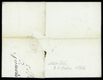 Lettre avec MP "85 Menton" (grand "85") de 28mm pour