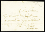 Lettre avec MP "85 Menton" (petit "85") pour Nice (13