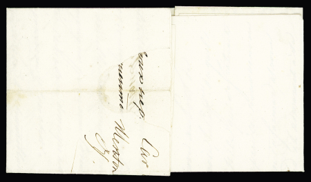 MP   "85 Menton" (31 janvier 1818) sur lettre alors
