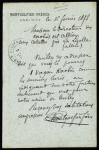 N°89 OBL Annonay (1878) sur CP privée bleu gris "Montgolfier