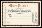 Carte   privée neuve à bordure rouge et noire "Etiquettes
