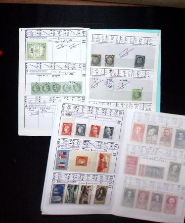 1849-1990 Ensemble de 31 carnets de circulations avec