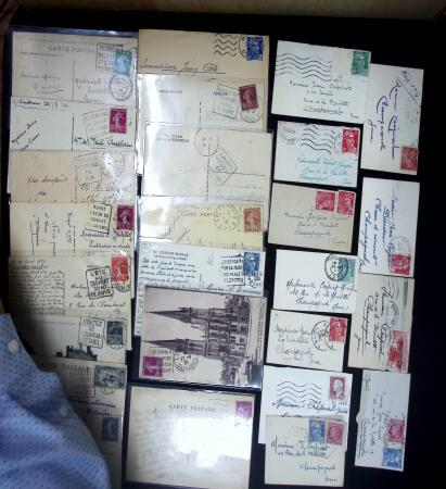 1890-1960 Plus de 9000 lettres semi modernes classées