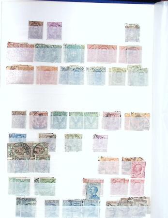 1840-1990 Lot d'Italie avec des timbres neufs et oblitérés