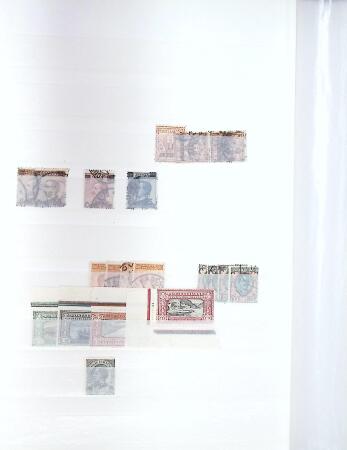 1840-1990 Lot d'Italie avec des timbres neufs et oblitérés