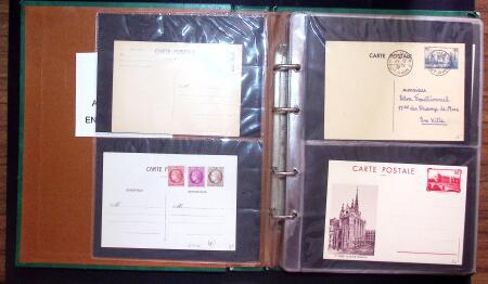 1888-1980 Plus de 1700 entiers postaux neufs et oblitérés