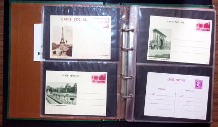 1888-1980 Plus de 1700 entiers postaux neufs et oblitérés