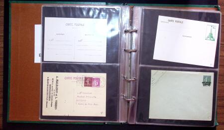 1888-1980 Plus de 1700 entiers postaux neufs et oblitérés