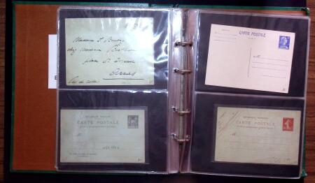 1888-1980 Plus de 1700 entiers postaux neufs et oblitérés