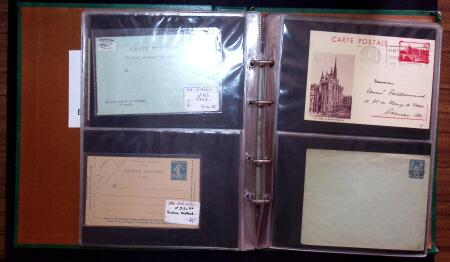 1888-1980 Plus de 1700 entiers postaux neufs et oblitérés