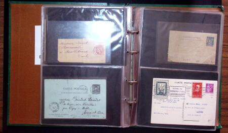 1888-1980 Plus de 1700 entiers postaux neufs et oblitérés