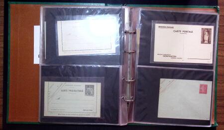 1888-1980 Plus de 1700 entiers postaux neufs et oblitérés