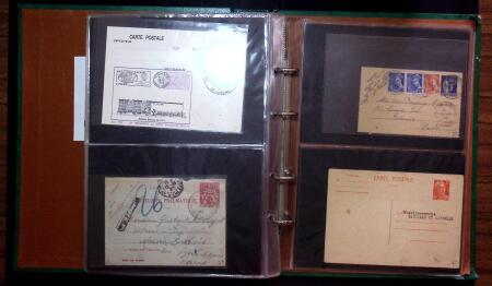 1888-1980 Plus de 1700 entiers postaux neufs et oblitérés
