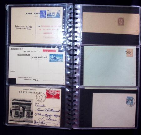 1888-1980 Plus de 1700 entiers postaux neufs et oblitérés