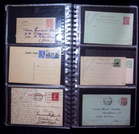 1888-1980 Plus de 1700 entiers postaux neufs et oblitérés