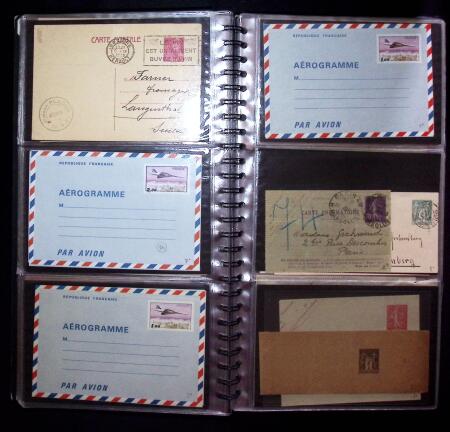 1888-1980 Plus de 1700 entiers postaux neufs et oblitérés