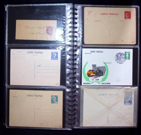 1888-1980 Plus de 1700 entiers postaux neufs et oblitérés