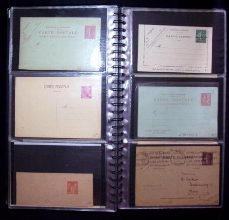 1888-1980 Plus de 1700 entiers postaux neufs et oblitérés