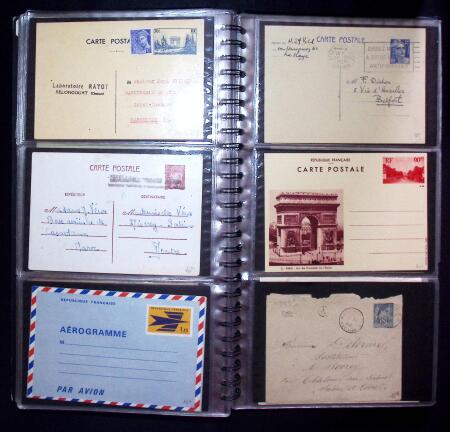 1888-1980 Plus de 1700 entiers postaux neufs et oblitérés