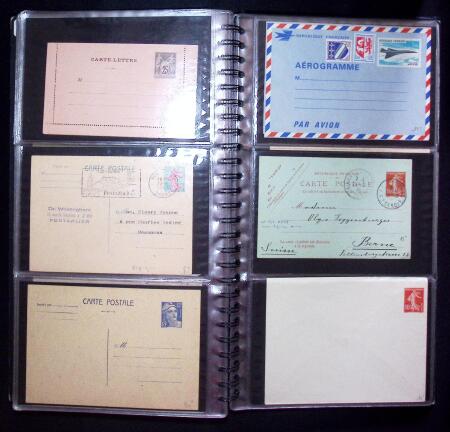 1888-1980 Plus de 1700 entiers postaux neufs et oblitérés