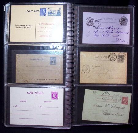 1888-1980 Plus de 1700 entiers postaux neufs et oblitérés