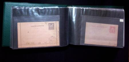 1888-1980 Plus de 1700 entiers postaux neufs et oblitérés