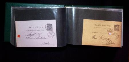 1888-1980 Plus de 1700 entiers postaux neufs et oblitérés