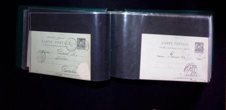 1888-1980 Plus de 1700 entiers postaux neufs et oblitérés