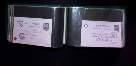 1888-1980 Plus de 1700 entiers postaux neufs et oblitérés