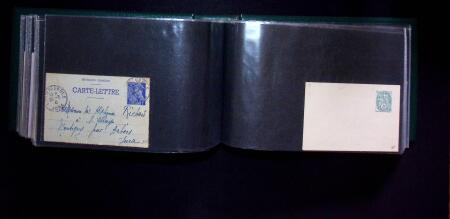 1888-1980 Plus de 1700 entiers postaux neufs et oblitérés