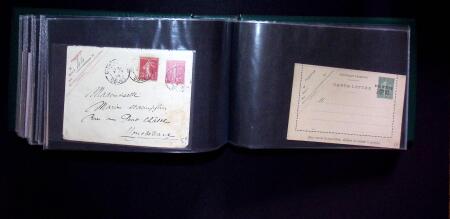 1888-1980 Plus de 1700 entiers postaux neufs et oblitérés