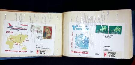 1930-1980 Plus de 750 1er vols Swissair beaucoup de