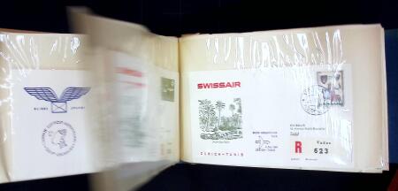 1930-1980 Plus de 750 1er vols Swissair beaucoup de