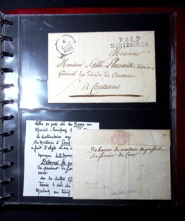 1729-1832 37 lettres de la Manche toutes avec de très