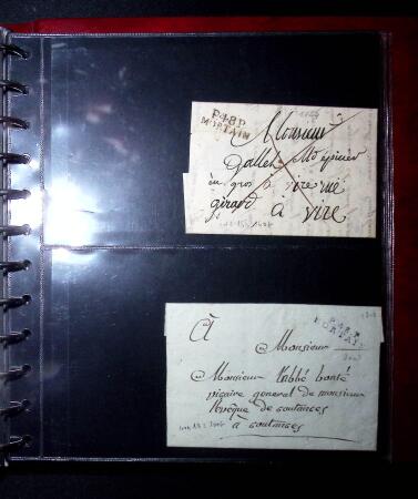 1729-1832 37 lettres de la Manche toutes avec de très