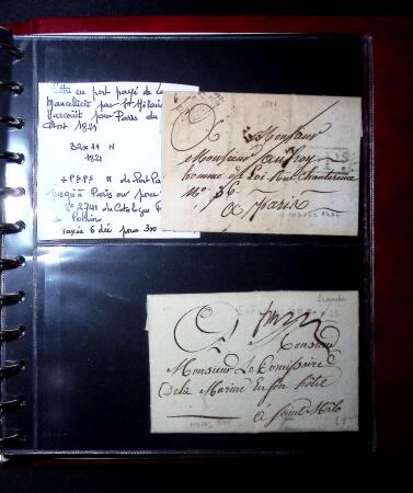 1729-1832 37 lettres de la Manche toutes avec de très